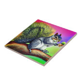 可愛いリスの枝に–47563 タイル (側面)