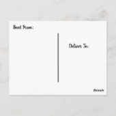 可愛いリス恋しく思「私はあなた」ことわざハイポストカード ポストカード (裏面)