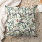 可愛いリス柄 クッション (ブランケット)