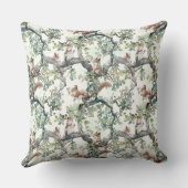 可愛いリス柄 クッション (裏面)