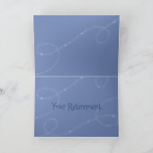 可愛いリタイアカードと寝台付きバセットハウンド カード (内部)