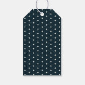 可愛いリトルキツネパーソナライズされたクリスマス ギフトタグ (裏面)