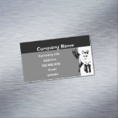 可愛いリトルキツネ動物自然アート名刺 マグネット名刺 (インサイチュ)