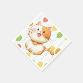 可愛いリトルコアラベアオーストラリア動物アートナップ スタンダードカクテルナプキン (角)