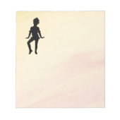 可愛いリトルダンサー ノートパッド (正面)