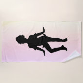 可愛いリトルダンサー ビーチタオル (正面)