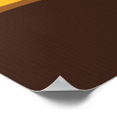 可愛いリトルヒョウ赤ちゃんシャワーバナー ポスター (角)