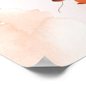 可愛いリトルベビーキツネ ポスター (角)