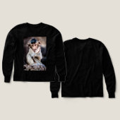 可愛いリトルモンキー – よくはしゃぐ&かわいいデザイン (デザイン 正面＆背面)