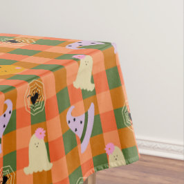 可愛いリトル幽霊ハロウィーン テーブルクロス