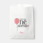 可愛いリトル恋しく思オネダーフル第1誕生日ピンク フェイバーバッグ (正面)