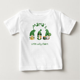 可愛いリトル格言St patricks dayTシャツ ベビーTシャツ