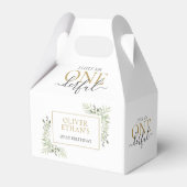 可愛いリトル氏ONEderfulファースト誕生日 エレガント フェイバーボックス (裏面サイド)