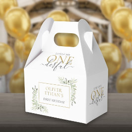 可愛いリトル氏ONEderfulファースト誕生日 エレガント フェイバーボックス