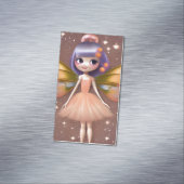 可愛いリトル素晴らしレンディショングリッターテクスチャSil マグネット名刺 (インサイチュ)