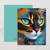 可愛いリンクスのポイントSiameseの顔 (正面/裏面)