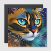 可愛いリンクスのポイントSiameseの顔 (正面/裏面)