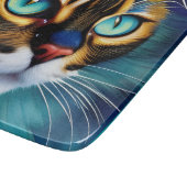 可愛いリンクスのポイントSiameseの顔 カッティングボード (角)