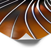 可愛いリンクスのポイントSiameseの顔 ポスター (コーナー)