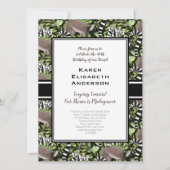 可愛いリングや輪尾羽レムルマダガスカルパーティー 招待状 (正面)