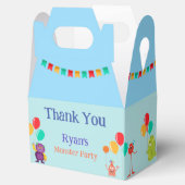 可愛いリールモンスターカートゥーンおもしろい誕生日パーティーの好意 フェイバーボックス (オープン)