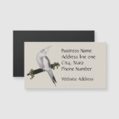 可愛いルティーノコッカティエルバードアイビーパーチアニマルマグネット (正面/裏面)