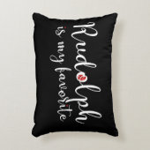 可愛いルドルフお気に入りのは私の白黒の点だ アクセントクッション (正面(垂直))