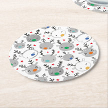 可愛いルドルフの頭に小さな星