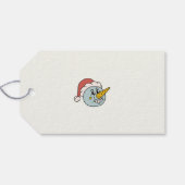 可愛いルドルフ・クリスマス・ホリデー ギフトタグ (裏面横)