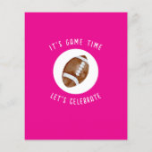 可愛いルーキーサッカー予算女の子2nd誕生日 (裏面)