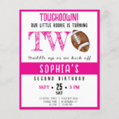 可愛いルーキーサッカー予算女の子2nd誕生日 (正面)