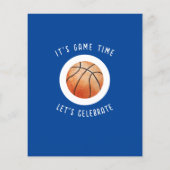 可愛いルーキーバスケットボールバジェットボーイ第2誕生日 (裏面)