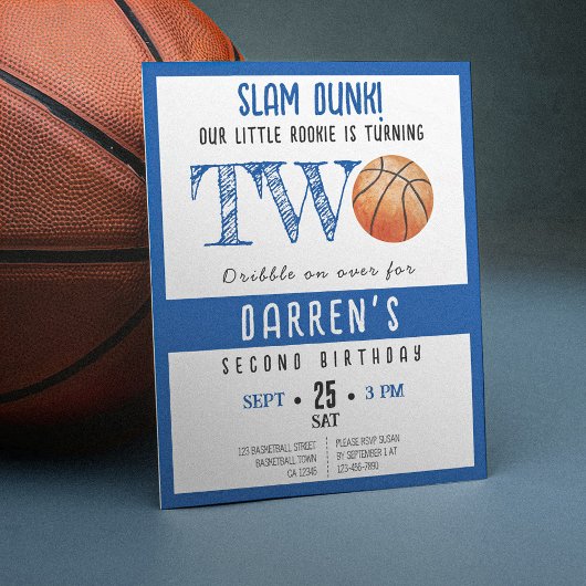 可愛いルーキーバスケットボールバジェットボーイ第2誕生日