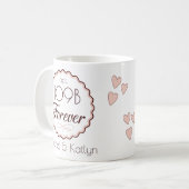 可愛いルームメイトの贈り物「Apt #永遠」写真 コーヒーマグカップ (正面左)