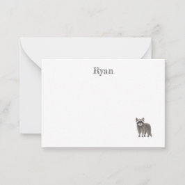 可愛いルーン札 ノートカード