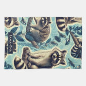 可愛いルーン柄 キッチンタオル (横)