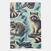 可愛いルーン柄 キッチンタオル (縦)