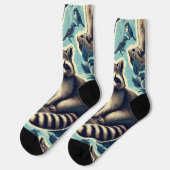 可愛いルーン柄 ソックス (左)