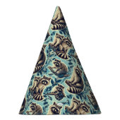 可愛いルーン柄 パーティーハット (右)