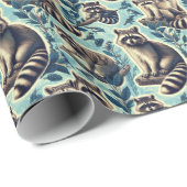 可愛いルーン柄 ラッピングペーパー (ロールコーナー)