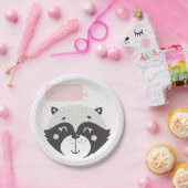 可愛いルーン |パーソナライズされた誕生日紙プレート ペーパープレート (パーティー)