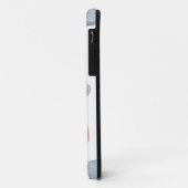 可愛いレインボーシンプルーの水の色フローラあなたの名前 Case-Mate iPhoneケース (裏面/左)