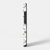 可愛いレインボー恐竜の模様 iPhoneケース (左側面)