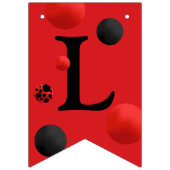 可愛いレディーバグ – 誕生日 – 赤ちゃんシャワー – テーマパーティー バンティングフラッグ (第2の旗)