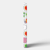 可愛いレトロなリンゴ柄 Case-Mate iPhoneケース (裏面 / 左)