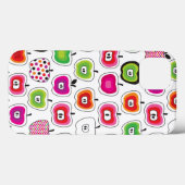 可愛いレトロなリンゴ柄 Case-Mate iPhoneケース (裏面 (横))
