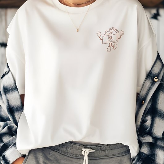 可愛いレトロインスパイアの秋パイのためにここだけ トライブレンドＴシャツ