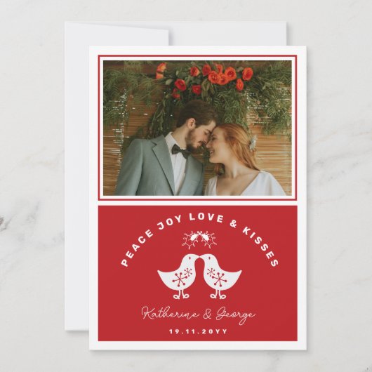 可愛いレトロキスをするチクズピースジョーラブキス シーズンカード (正面)