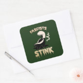 可愛いレトロスカンク – ファシストスティンク スクエアシール (封筒)