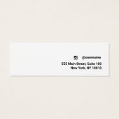 可愛いレトロスタッドイヤリングジュエリー表示カード (裏面)